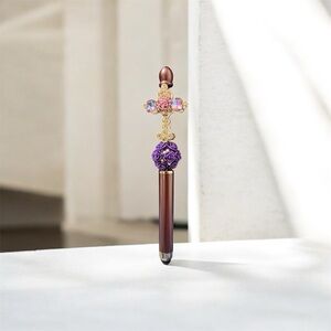 Sold Purple Bling Cross Stylus Pen